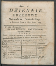 dziennik urzedowy woj.sandomierskiego 1819-21-00001